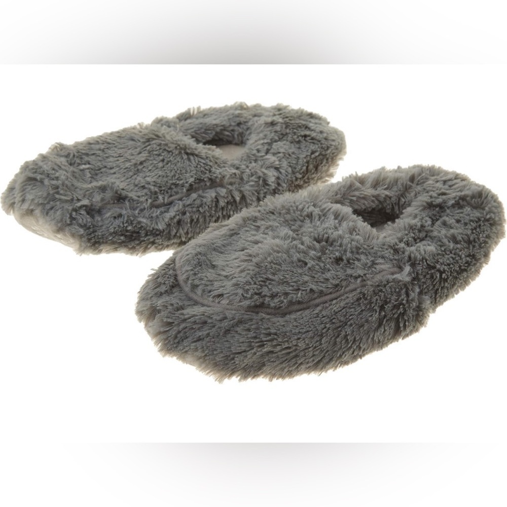 NEW- Intelex Women’s Warmies Slippers COLOR: Grey  SIZE: 6-10